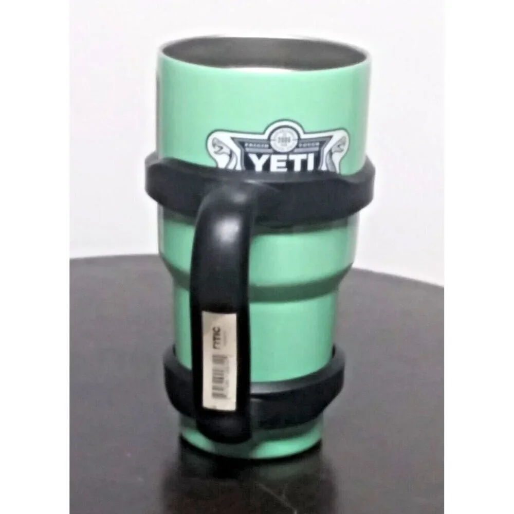 Yeti Rambler 30 Oz Travel Mug Stainless Steel Vacuum Insulated handle seafoam